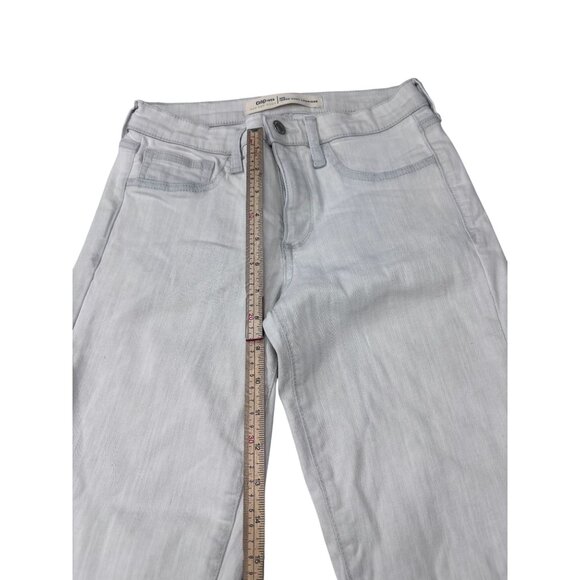 Gap 1969 Womens Inner Cozy Leggings Size 6 28R Light Gray Denim - Picture 6 of 12